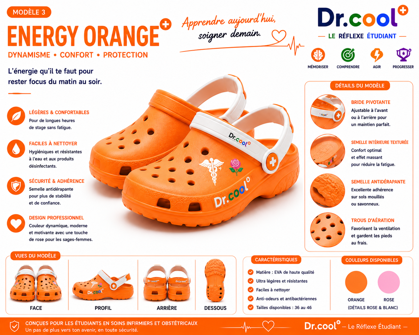 Crocs Cool - Energy Orange