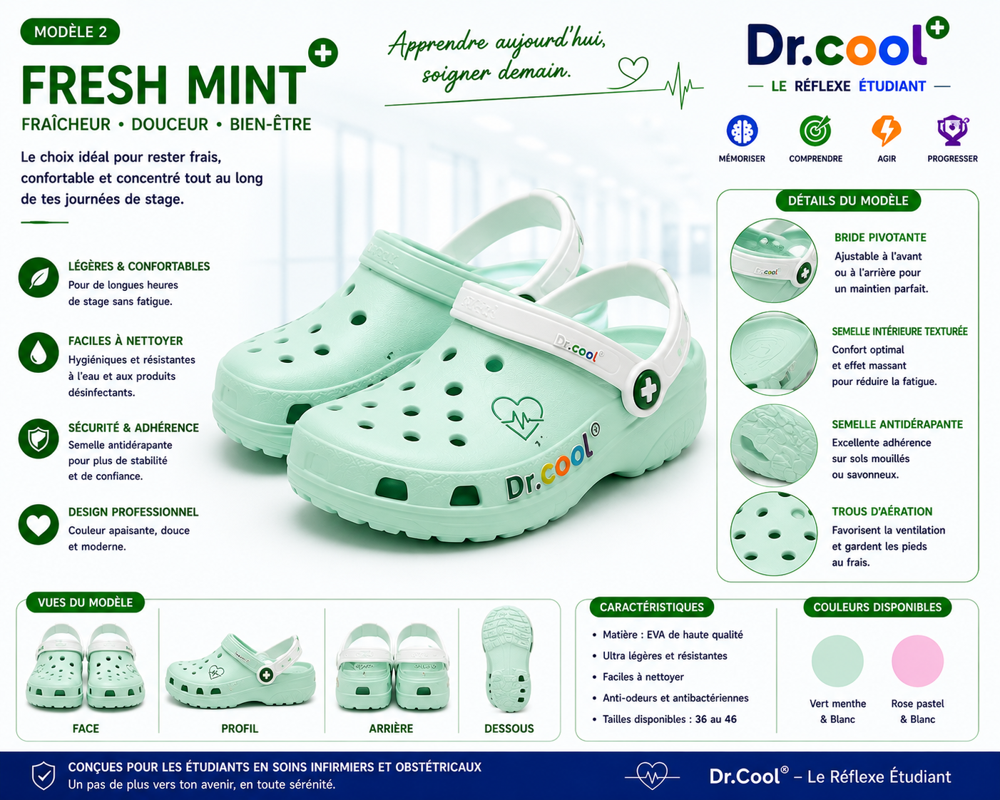 Crocs Cool - Fresh Mint